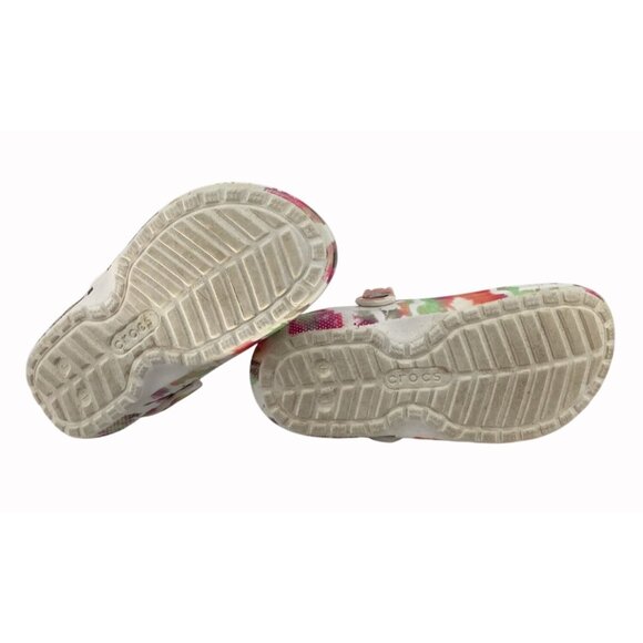 Crocs Classic Clog Tie-Dye Multicolor Youth Girls Size 1 Shoes - Picture 6 of 6
